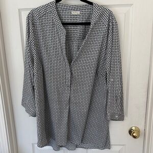 Cato Monochrome Patterned Blouse